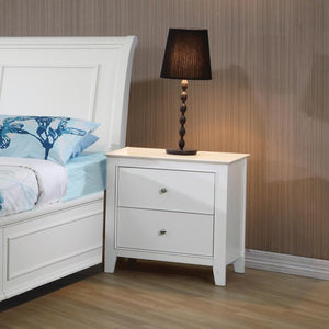 Selena - 2-Drawer Youth Nightstand - Cream White