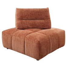 Loanna - Modular Wedge - Coral Red Linen