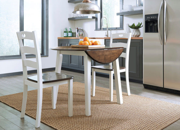 Woodanville Round Dining Table Set
