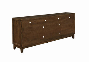 Asher - 2-Door Rectangular TV Console - Rustic Mindy