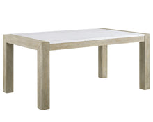 Dune - Genuine Marble Dining Table - White