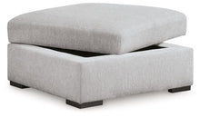 Gabyleigh - Nickel - Ottoman With Storage