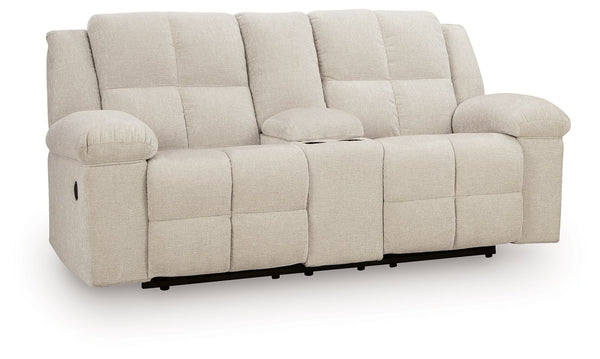Orlen Double Reclining Loveseat With Console Winter