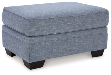 Carissa Manor - Ottoman - Denim