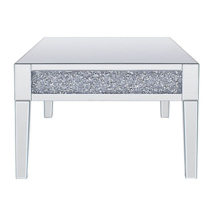 Noralie - Coffee Table - Mirrored & Faux Diamonds