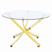 Beckham - Round Glass Top Dining Table