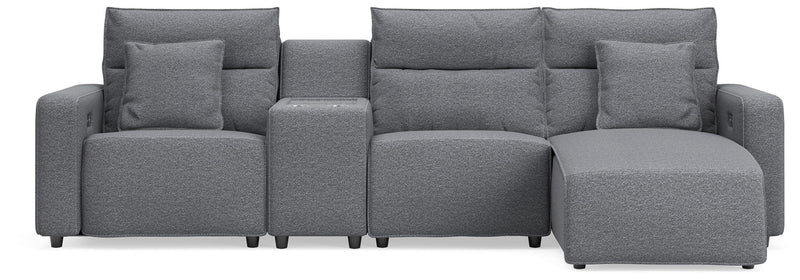 Modmax II - 4 Piece Reclining Sectional complete set