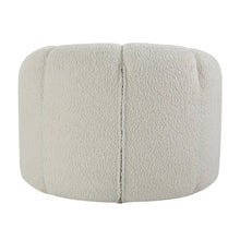 Osmash - Chair With Swivel - White Teddy Sherpa