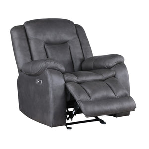 Morello - Glider Recliner With Power Footrest - Gray