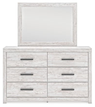 Cayboni - Whitewash - Dresser And Mirror