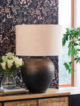 Newgerhard - Brown / Black - Metal Table Lamp