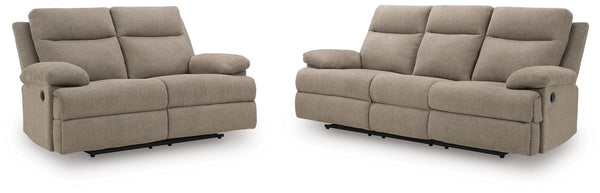 Side-Swipe Reclining Living Room Set