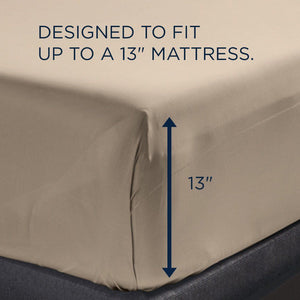 Linens - Tempur-Pedic ProPerformance Sheet Set - Sandstone