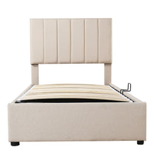 Upholstered Platform Bed With A Hydraulic Storage System