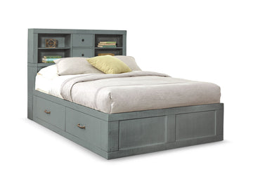 Flex Life Ranch House - Captains Bookcase Storage Bed