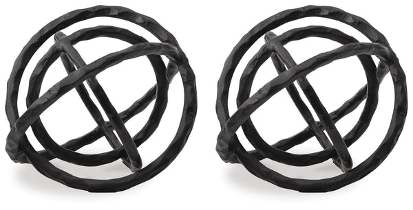 Barlee Sculpture (Set of 2) Black