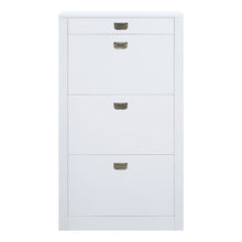 Pagan - Shoe Cabinet - White High Gloss