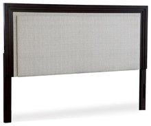 Neymorton - Light Gray / Brown - King/California King Upholstered Panel Headboard