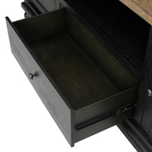 Neue Mills 72" TV Console – Weathered Black / Brown