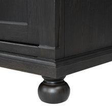 Neue Mills 72" TV Console – Weathered Black / Brown
