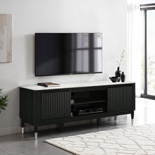 Maidstone 71" TV Console – Black / White