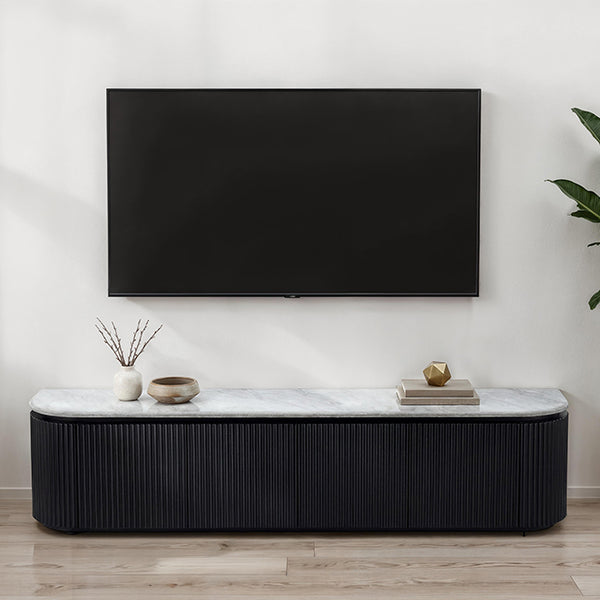 Lydney 79" TV Stand – Black