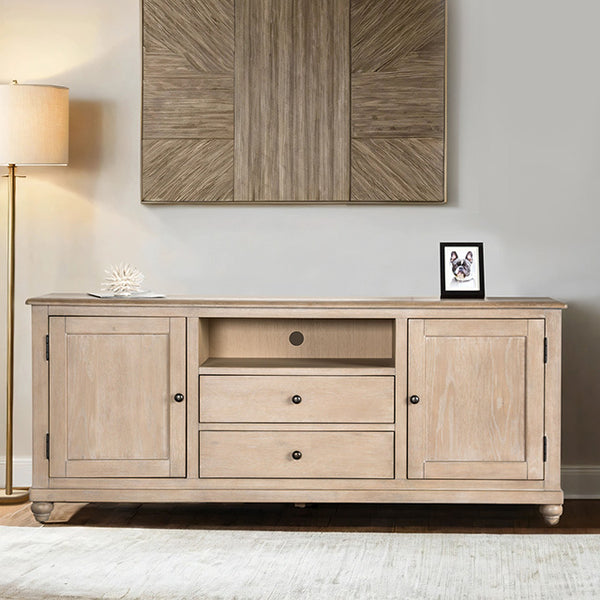 Chesapeake 72" TV Stand – Light White Wash