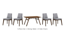 Kaela 5-piece dining set: 1 table + 4 side chairs