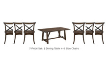 Kaelyn 7-piece dining set: 1 table + 6 side chairs
