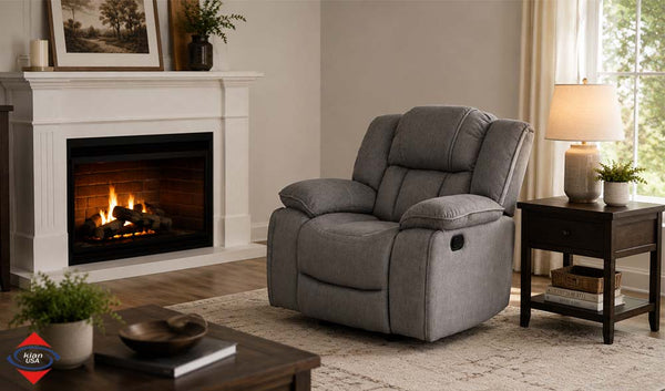 Pewter Glider Recliner – Savon Furniture Visalia