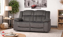 Pewter Reclining Sofa & Loveseat Set – Model 127
