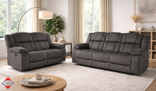 Pewter Reclining Sofa & Loveseat Set – Savon Furniture Visalia