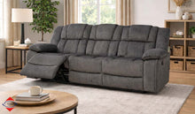 Pewter Reclining Sofa & Loveseat Set – Model 127