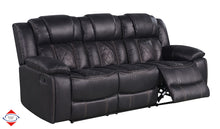 Ebony Reclining Sofa & Loveseat Set – Model 141