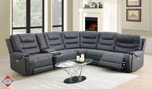 Graphite Dual Power Reclining Sectional – Savon Furniture Visalia