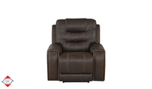 Brown Dual Power Recliner – Model 152