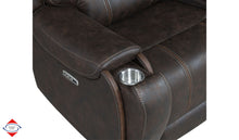 Brown Dual Power Reclining Sofa & Loveseat Set – Model 152