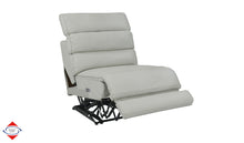 Smoke Dual Power Reclining Sectional – Model 205 (3P2)
