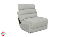 Smoke Dual Power Reclining Sectional – Model 205 (3P2)