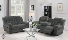 Gray Reclining Sofa & Loveseat Set – Savon Furniture Visalia