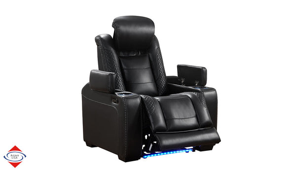 Black Dual Power Recliner – Savon Furniture Visalia