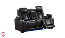 Black Dual Power Reclining Sofa & Loveseat Set – Model 257