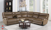 Brown Dual Power Reclining Sectional – Savon Furniture Visalia
