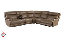 Brown Dual Power Reclining Sectional – Model 292 (3P)