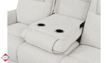 White Dual Power Reclining Sofa & Loveseat Set – Model 300