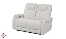 White Dual Power Reclining Sofa & Loveseat Set – Model 300