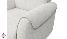 White Dual Power Reclining Sofa & Loveseat Set – Model 300