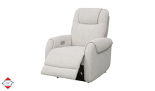 White Dual Power Reclining Sofa & Loveseat Set – Model 300