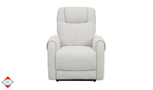 White Dual Power Reclining Sofa & Loveseat Set – Model 300