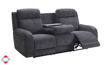 Charcoal Reclining Sofa & Loveseat Set – Savon Furniture Visalia